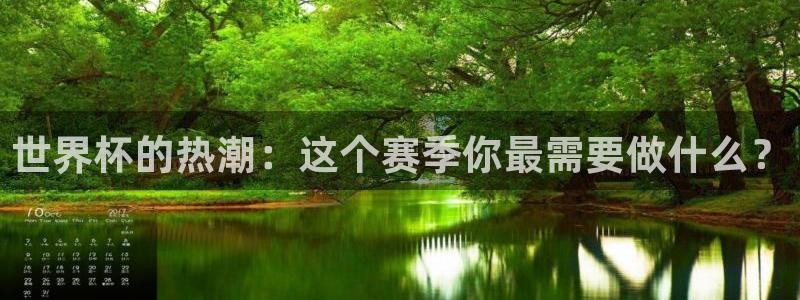 2026年世界杯赛程表时间：世界杯的热潮：这个赛季你最需要做什么？